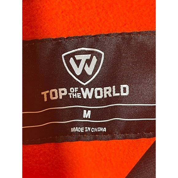 Top of the World Oregon State Beavers Hoodie Embroidered Patches Orange Sz M - Picture 5 of 7